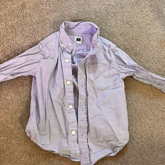 Blue Oxford janie and Jack button down 18-24 months - Picture 1 of 2